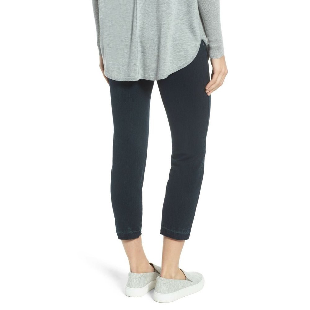 Lysse Slimming Cigarette Crop Leggings Indigo Blue Denim Style #1890 X-Small 2-4 - Picture 2 of 11